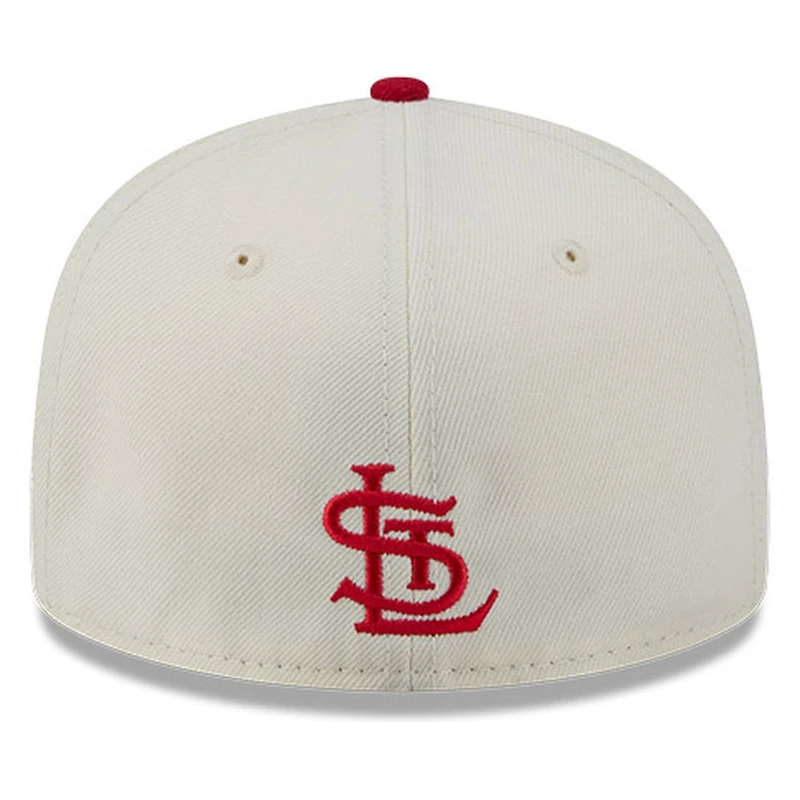 St. Louis Cardinals Chrome and Red Two Tone Stitched New Era 59FIFTY Fitted Hat