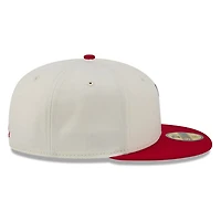 St. Louis Cardinals Chrome and Red Two Tone Stitched New Era 59FIFTY Fitted Hat