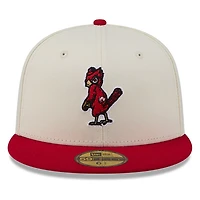 St. Louis Cardinals Chrome and Red Two Tone Stitched New Era 59FIFTY Fitted Hat