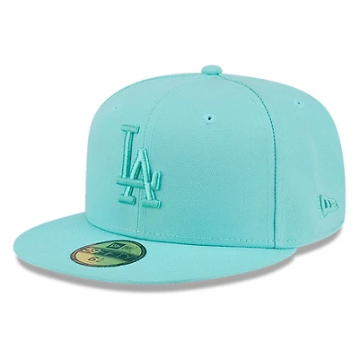 Los Angeles Dodgers Turquoise Color Pack New Era 59FIFTY Fitted Hat
