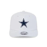 Dallas Cowboys White Adventure Perform New Era 9SEVENTY Stretch Snapback Hat