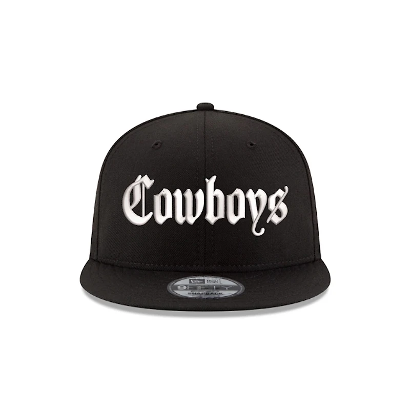 Dallas Cowboys Black Old English Star Patch New Era 9FIFTY Snapback Hat