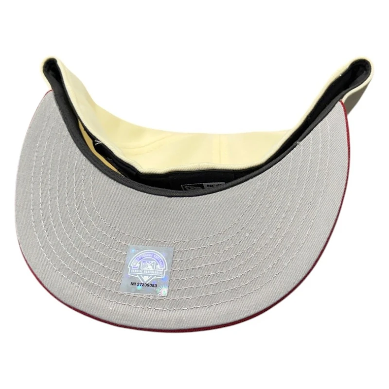 Salt Lake Bees Chrome and Red "Dirty Sodas" Alternate New Era 59FIFTY Fitted Hat