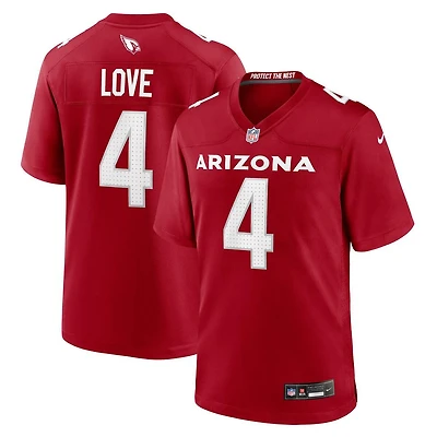 Arizona Cardinals Jeremiyah Love Red Nike Home Game Jersey