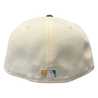 Boston Red Sox Chrome White and Kelly Green 2018 World Series Patch New Era 59FIFTY Fitted Hat