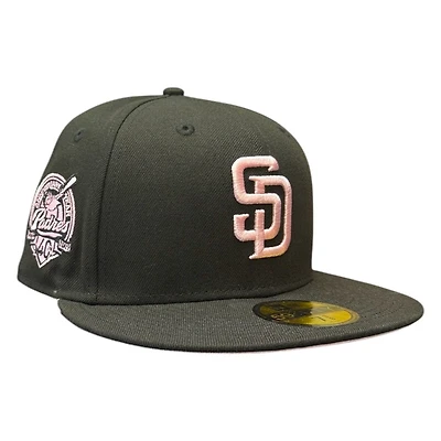 San Diego Padres Black and Pink 40th Anniversary Patch UV New Era 59FIFTY Fitted Hat