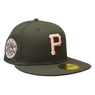 Pittsburgh Pirates Black and Pink Three Rivers Patch UV New Era 59FIFTY Fitted Hat
