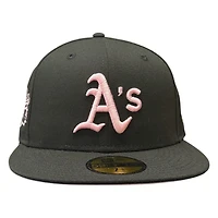 Oakland Athletics Black and Pink Battle of the Bay Patch UV New Era 59FIFTY Fitted Hat