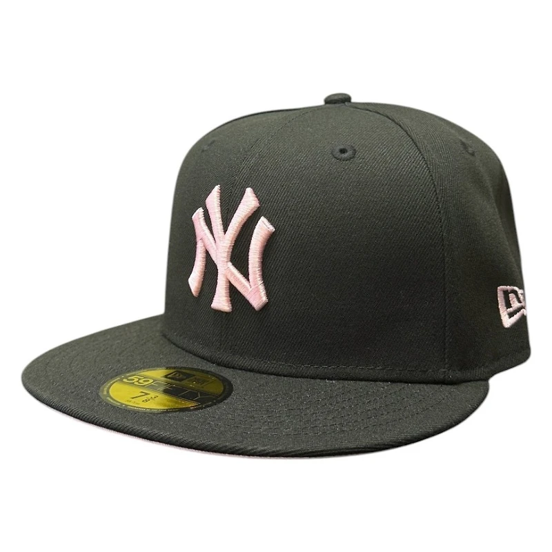 New York Yankees Black and Pink 1996 World Series Patch UV Era 59FIFTY Fitted Hat