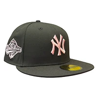 New York Yankees Black and Pink 1996 World Series Patch UV Era 59FIFTY Fitted Hat