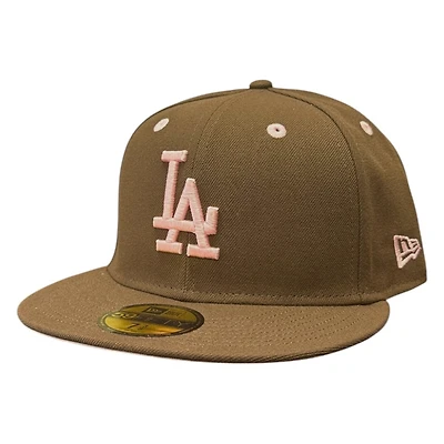 Los Angeles Dodgers Walnut Brown Pink UV New Era 59FIFTY Fitted Hat