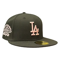 Los Angeles Dodgers Black and Pink 100th Anniversary Patch UV New Era 59FIFTY Fitted Hat