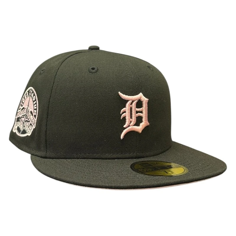 Detroit Tigers Black and Pink Tiger Stadium Patch UV New Era 59FIFTY Fitted Hat