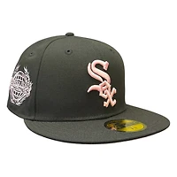 Chicago White Sox Black and Pink 2005 World Series Patch UV New Era 59FIFTY Fitted Hat