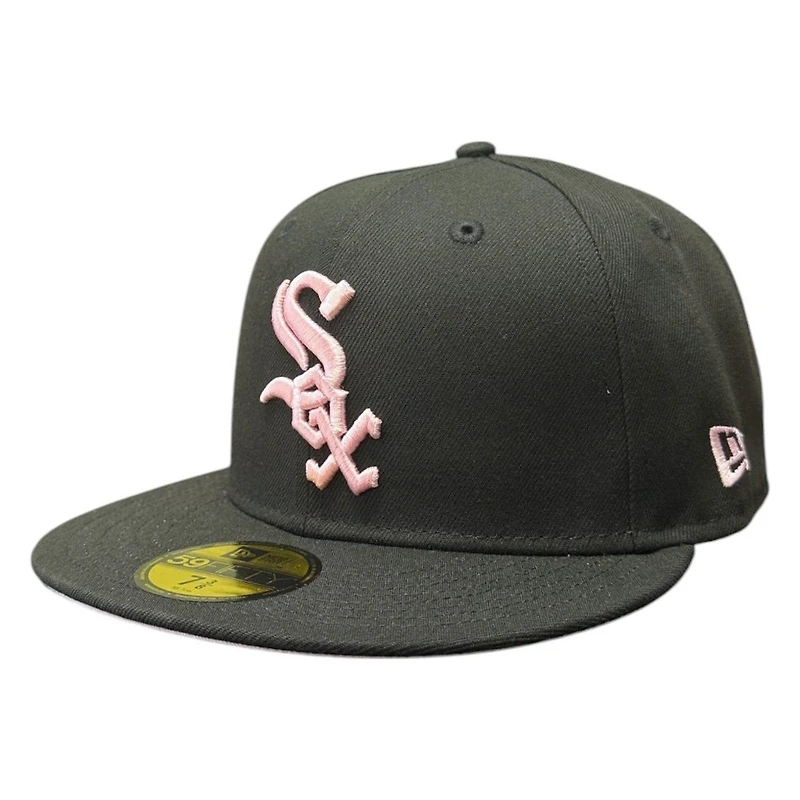 Chicago White Sox Black and Pink 2005 World Series Patch UV New Era 59FIFTY Fitted Hat