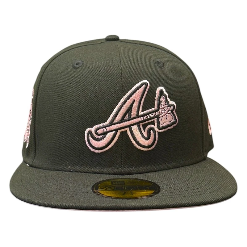 Atlanta Braves Black and Pink 30th Anniversary Patch UV New Era 59FIFTY Fitted Hat