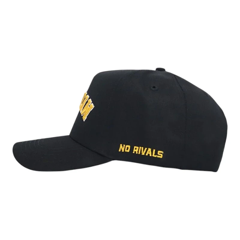 Missouri Tigers Black Upside Down Logo No Rivals Snapback Hat