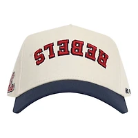 Ole Miss Rebels Classic Upside Down Logo No Rivals Snapback Hat