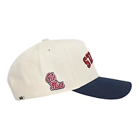 Ole Miss Rebels Classic Upside Down Logo No Rivals Snapback Hat