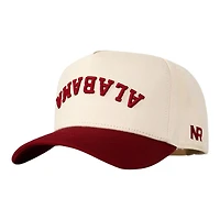 Alabama Crimson Tide Classic Upside Down Logo No Rivals Snapback Hat