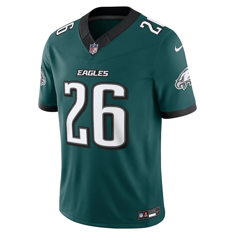 Philadelphia Eagles Saquon Barkley Midnight Green Nike Vapor F.U.S.E Stitched Limited Jersey