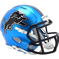 Detroit Lions Blue 2024 Alternate Riddell Speed Mini Helmet