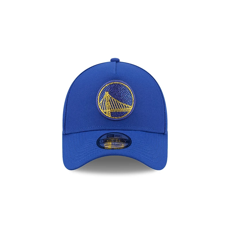 Golden State Warriors Royal 2026 NBA Draft New Era 9FORTY A-Frame Snapback Hat