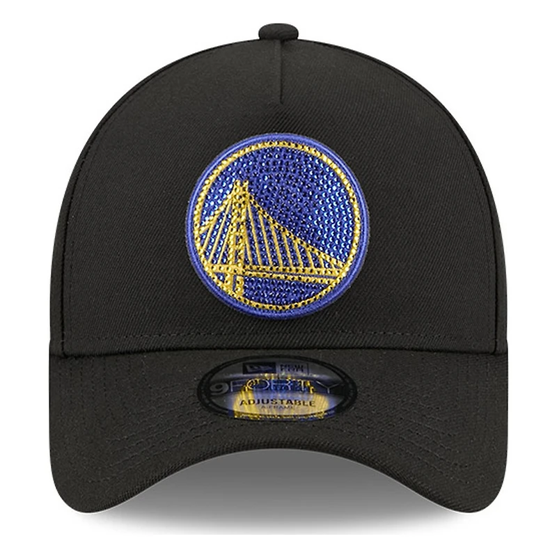 Golden State Warriors Black 2026 NBA Draft New Era 9FORTY A-Frame Snapback Hat