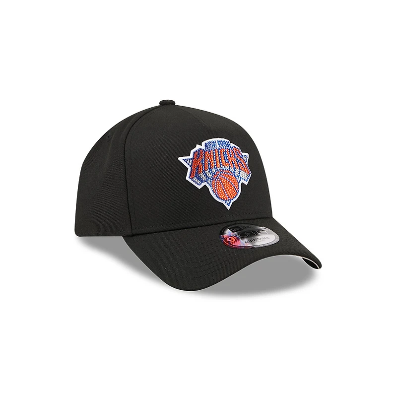 New York Knicks Black 2026 NBA Draft New Era 9FORTY A-Frame Snapback Hat