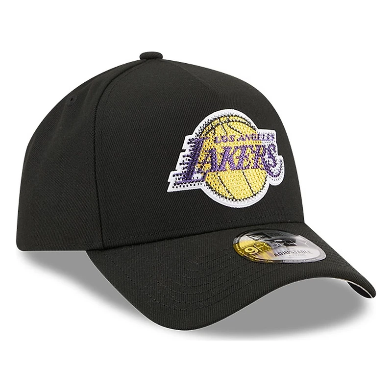 Los Angeles Lakers Black 2026 NBA Draft New Era 9FORTY A-Frame Snapback Hat