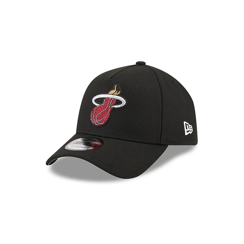 Miami Heat Black 2026 NBA Draft New Era 9FORTY A-Frame Snapback Hat