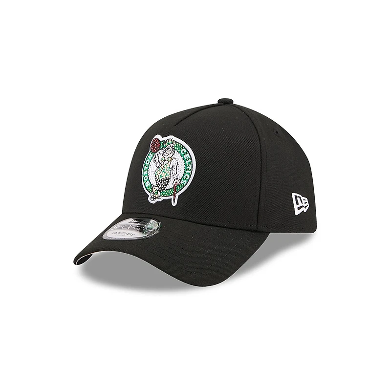 Boston Celtics Black 2026 NBA Draft New Era 9FORTY A-Frame Snapback Hat