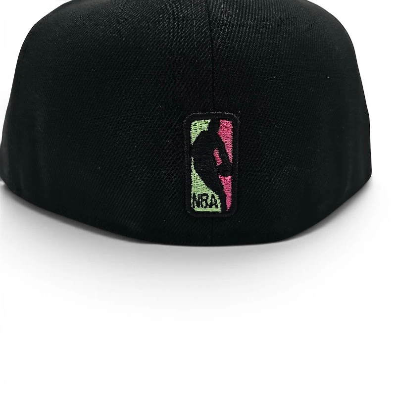Denver Nuggets Black Aurora Nights Leon the Lab City Patch Grey UV New Era 59FIFTY Fitted Hat