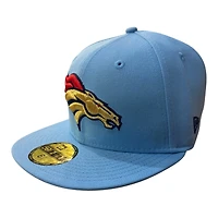 Denver Broncos Blue USA 250th Anniversary Patch Gray UV New Era 59FIFTY Fitted Hat