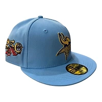 Minnesota Vikings Blue USA 250th Anniversary Patch Gray UV New Era 59FIFTY Fitted Hat