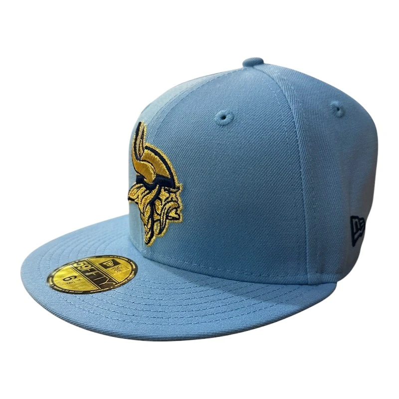 Minnesota Vikings Blue USA 250th Anniversary Patch Gray UV New Era 59FIFTY Fitted Hat