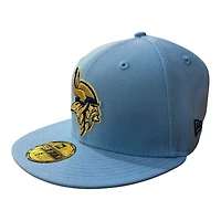 Minnesota Vikings Blue USA 250th Anniversary Patch Gray UV New Era 59FIFTY Fitted Hat