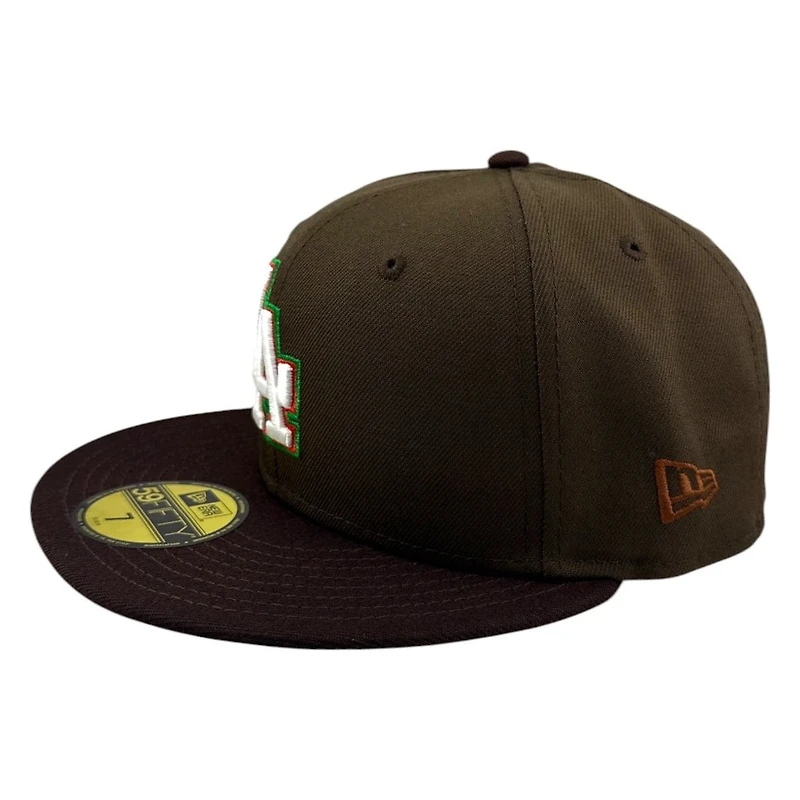 Los Angeles Dodgers Two Tone "Brown Pride" Viva Patch New Era 59FIFTY Fitted Hat