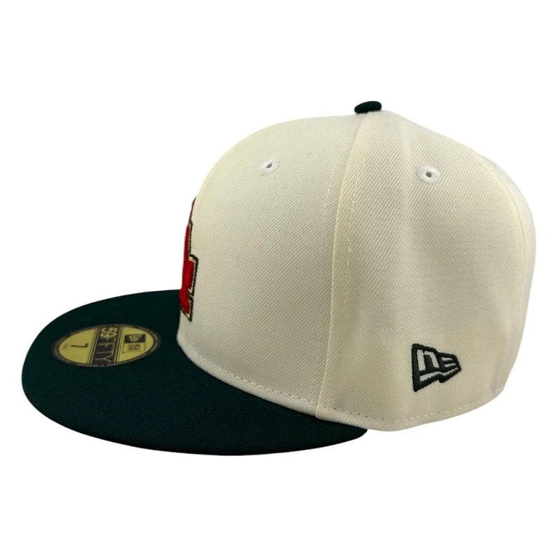 Los Angeles Dodgers Chrome Two Tone 100th Anniversary Patch New Era 59FIFTY Fitted Hat