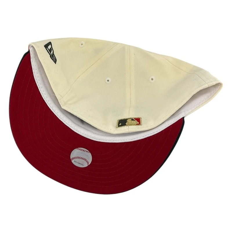 Los Angeles Dodgers Chrome Two Tone 100th Anniversary Patch New Era 59FIFTY Fitted Hat