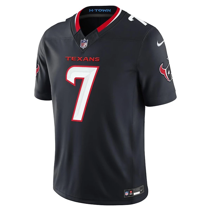 Houston Texans C.J. Stroud Pitch Blue Nike Vapor F.U.S.E Stitched Limited Jersey