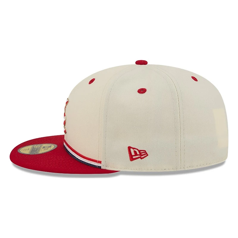 St. Louis Cardinals 2026 Fourth of July USA 250 Patch New Era 59FIFTY Fitted Hat