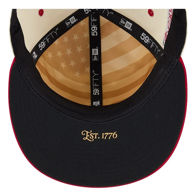 St. Louis Cardinals 2026 Fourth of July USA 250 Patch New Era 59FIFTY Fitted Hat
