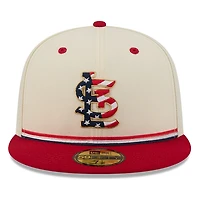 St. Louis Cardinals 2026 Fourth of July USA 250 Patch New Era 59FIFTY Fitted Hat