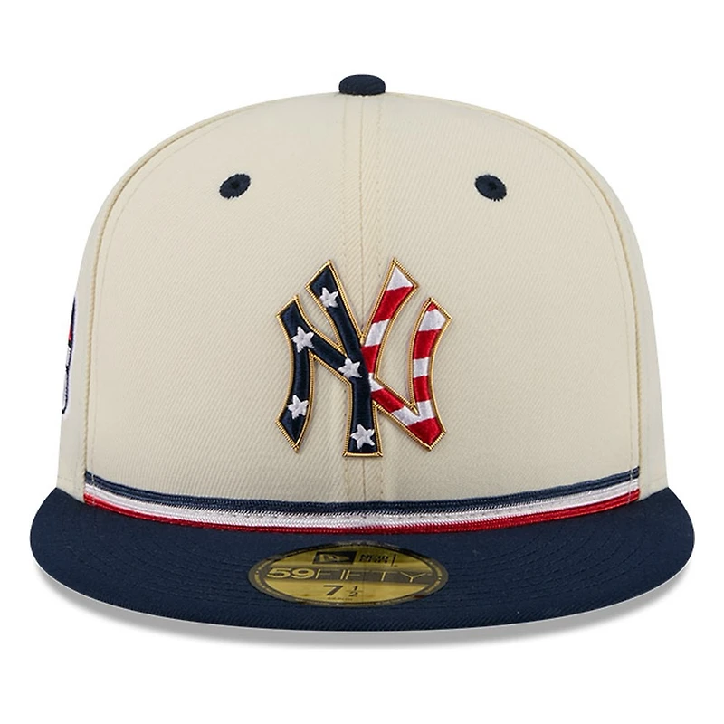 New York Yankees 2026 Fourth of July USA 250 Patch Era 59FIFTY Fitted Hat