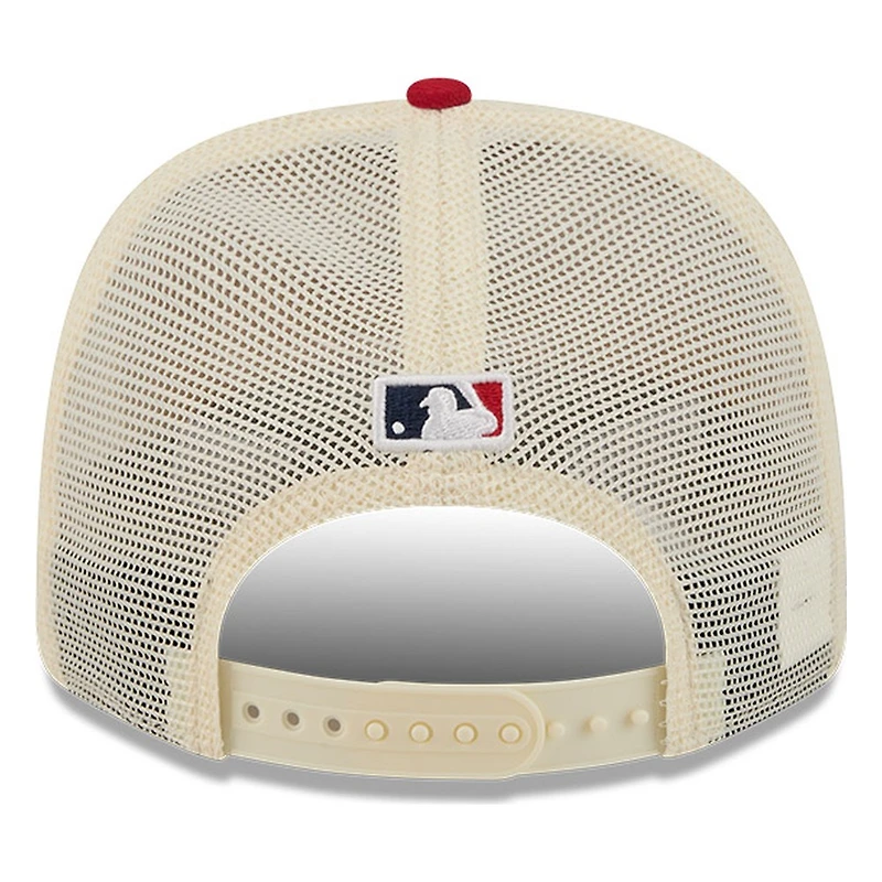 Oakland Athletics 2026 Fourth of July USA 250 Patch New Era 9SEVENTY Trucker Adjustable Snapback Hat