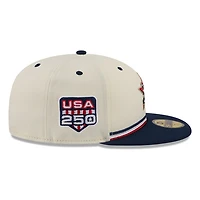 Houston Astros 2026 Fourth of July USA 250 Patch New Era 59FIFTY Fitted Hat