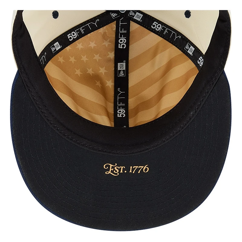 Texas Rangers 2026 Fourth of July USA 250 Patch New Era 59FIFTY Fitted Hat