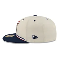 Texas Rangers 2026 Fourth of July USA 250 Patch New Era 59FIFTY Fitted Hat