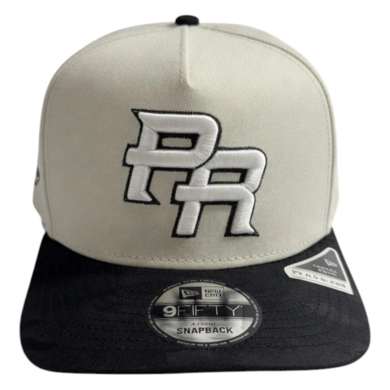 Puerto Rico Chrome and Black Camo Script Patch New Era 9FIFTY A-Frame Snapback Hat